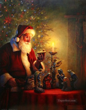 Der Geist von Weihnachten Art Ölgemälde